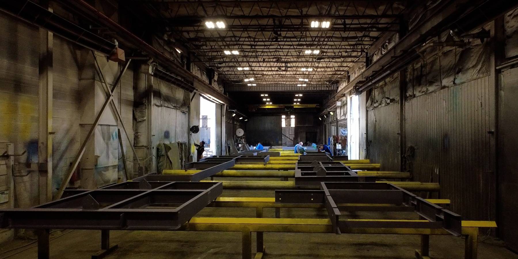 Steel fabrication shop